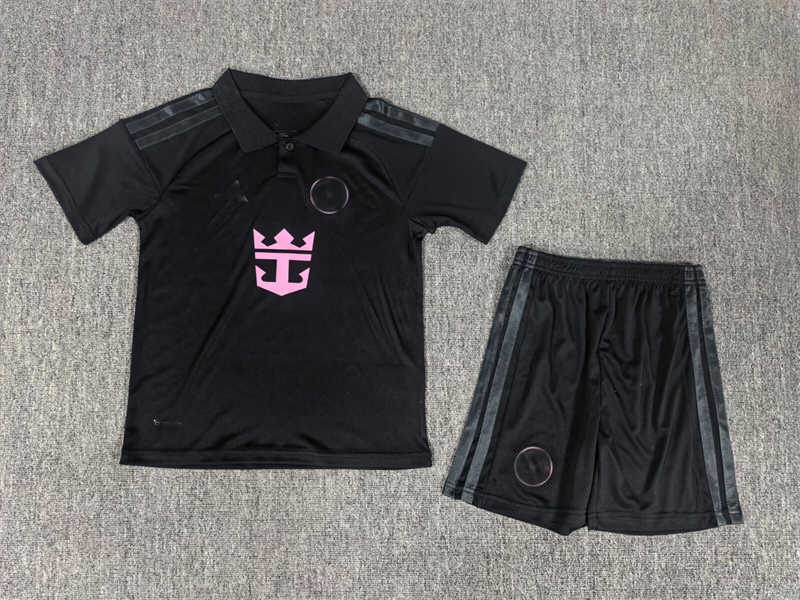 2026 Inter Miamink Black Youth Soccer Jersey (image for) 2026 Inter Miamink Black Youth Soccer Jersey
