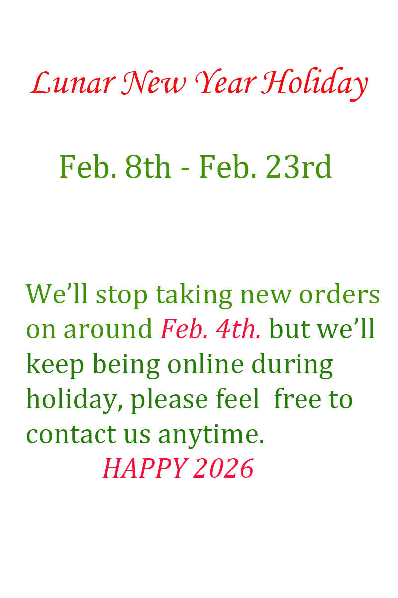 HOLIDAY NOTICE! (image for) HOLIDAY NOTICE!