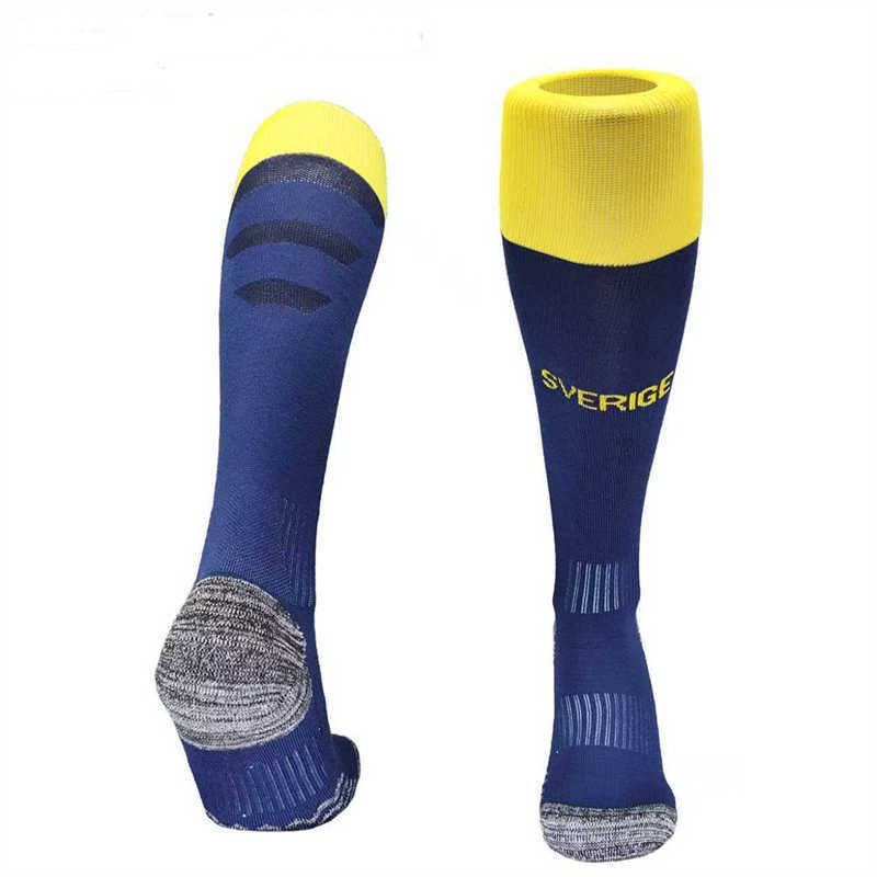 AAA 2026 Sweden Home Youth Soccer Socks (image for) AAA 2026 Sweden Home Youth Soccer Socks